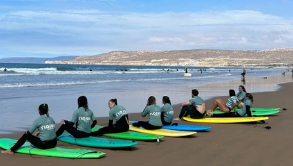 Marocko träning, yoga & surf